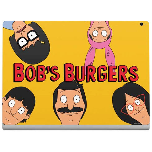 Bobs Burgers Stare Surface Book 2 15in Skin